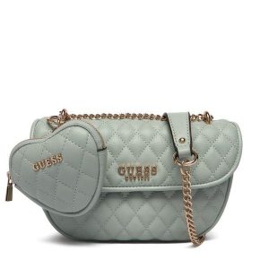 Torebka Guess. Niebieskie torebki klasyczne Guess, z aplikacjami, bez dodatków. Za 589,99 zł.