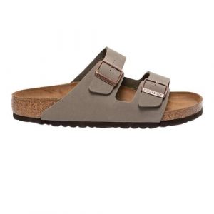 Klapki turystyczne uniseks Birkenstock Arizona 211. Szare klapki Birkenstock, bez wzorów, z materiału, bez obcasa. Za 488,00 zł.