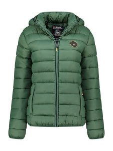Geographical Norway Kurtka pikowana "Atikamap" w kolorze zielonym rozmiar: L. Zielone kurtki Geographical Norway, l, bez wzorów, bez kaptura. Za 202,50 zł.