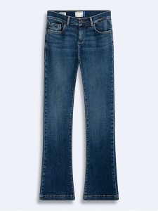 LTB Dżinsy "Fallon" - Flared fit - w kolorze granatowym rozmiar: W31/L32. Niebieskie jeansy LTB, z aplikacjami. Za 172,89 zł.