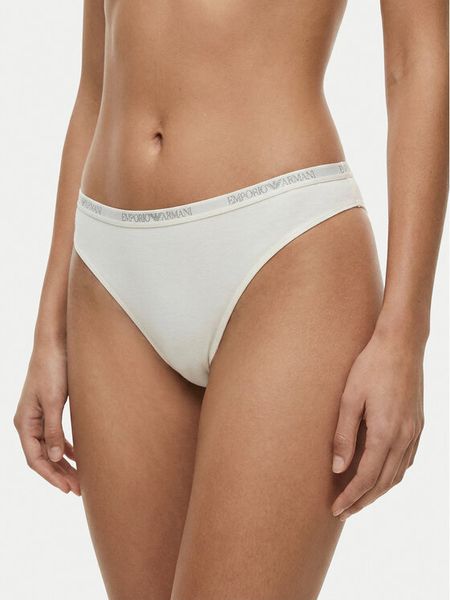 Emporio Armani Underwear Komplet fig brazylijskich EW000406 AF19024 M0082 Biały. Białe komplety bielizny Emporio Armani Underwear, bez wzorów, z wiskozy. Za 209,99 zł.