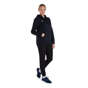 Bluza sportowa z kapturem damska Speedo Club Hoody. Czarne bluzy Speedo, l, bez wzorów, z kapturem. Za 214,47 zł.