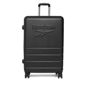 Walizka duża Reebok. Czarne walizki Reebok, bez wzorów, duże. Za 349,99 zł.