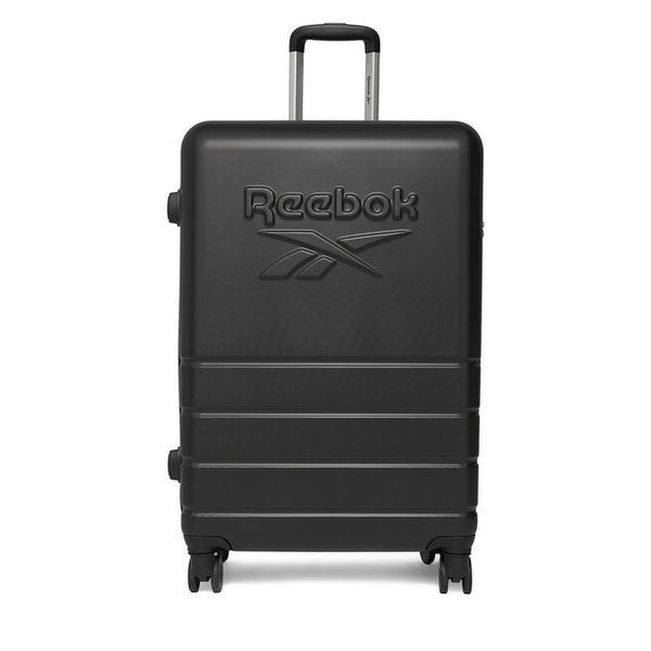 Walizka duża Reebok. Czarne walizki Reebok, bez wzorów, duże. Za 349,99 zł.
