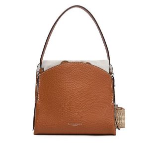 Torebka Gianni Chiarini. Brązowe torebki klasyczne Gianni Chiarini, bez wzorów, bez dodatków. Za 659,99 zł.