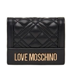 Portfel LOVE MOSCHINO. Czarne portfele LOVE MOSCHINO, bez wzorów. Za 279,99 zł.