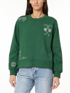 Scotch & Soda Bluza w kolorze zielonym rozmiar: XS. Zielone bluzy Scotch & Soda, xs, bez wzorów, z bawełny, bez kaptura. Za 188,40 zł.