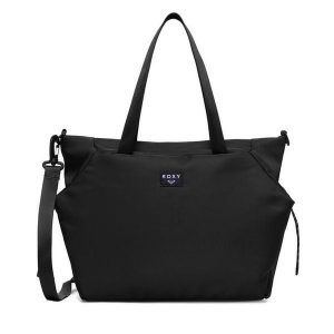 Torebka Roxy. Czarne torebki klasyczne Roxy, bez wzorów, bez dodatków. Za 129,99 zł.