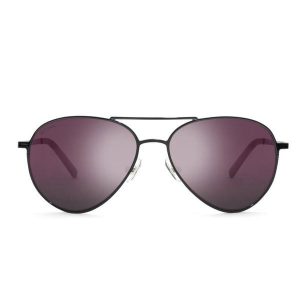 Okulary typu aviator ze stali nierdzewnej Lifestyle Siroko Navigli. Czarne okulary przeciwsłoneczne SIROKO. Za 218,00 zł.