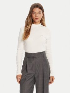 Tommy Hilfiger Sweter Cody WW0WW47307 Écru Slim Fit. Swetry klasyczne TOMMY HILFIGER, xl, z bawełny, bez kołnierzyka. Za 199,99 zł.