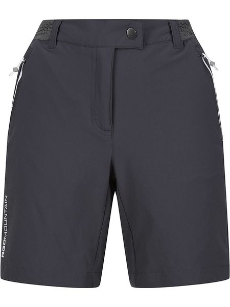 Regatta Szorty funkcyjne "Mountain" w kolorze antracytowym rozmiar: 34. Czarne spodenki sportowe Regatta, bez wzorów, z materiału, outdoorowe. Za 82,83 zł.