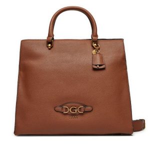 Torebka Guess. Brązowe torebki klasyczne Guess, z aplikacjami, bez dodatków. Za 359,99 zł.