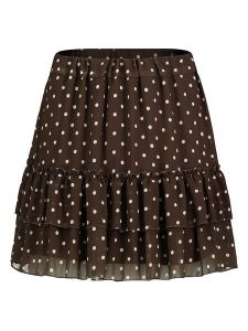 Sublevel Spódnica w kolorze ciemnobrązowym rozmiar: S/M. Brązowe spódnice Sublevel, m, bez wzorów, mini. Za 82,99 zł.