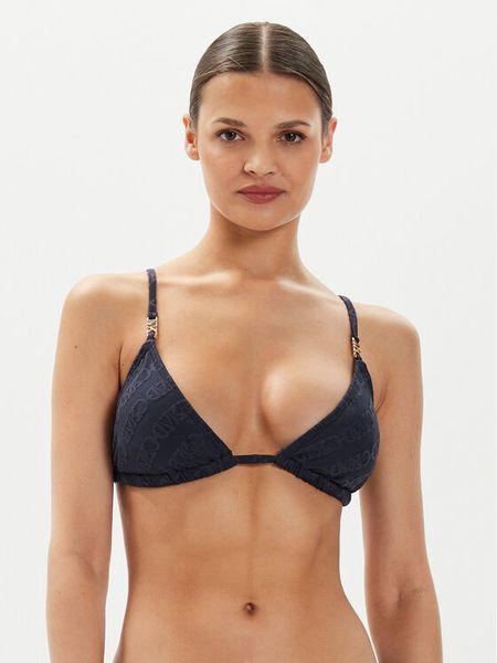 MICHAEL Michael Kors Góra od bikini MM13094 Granatowy. Niebieskie bikini MICHAEL Michael Kors, bez wzorów, z syntetyku. Za 279,99 zł.