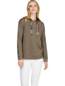 Heine Bluza w kolorze khaki rozmiar: 46. Brązowe bluzy Heine, bez wzorów, z kapturem. Za 78,99 zł.