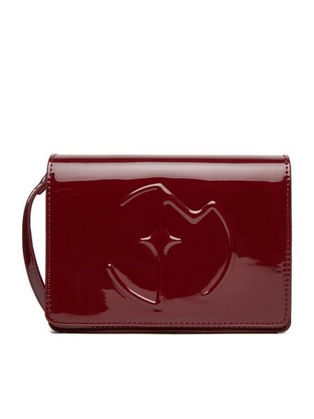 Eva Minge Torebka EO-ALINA-LDA8225-1 Bordowy. Czerwone listonoszki Eva Minge, bez wzorów, z materiału, bez dodatków. Za 179,99 zł.