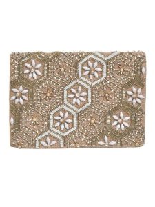 BLE Kopertówka w kolorze jasnobrązowym - 24 x 17 x 3 cm rozmiar: onesize. Brązowe torebki wieczorowe BLE, bez wzorów, z materiału, bez dodatków. Za 83,95 zł.