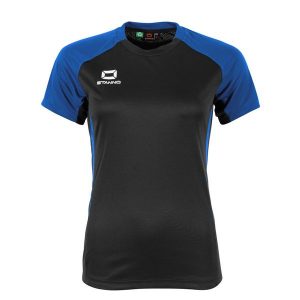 Damski jersey Stanno Stadio. Czarne koszulki sportowe STANNO, bez wzorów, z jersey, bez ramiączek. Za 188,00 zł.