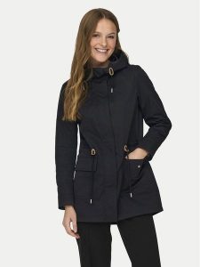 ONLY Parka Louise 15312869 Czarny Regular Fit. Czarne płaszcze ONLY, m, bez wzorów, z syntetyku, bez kaptura. Za 249,99 zł.