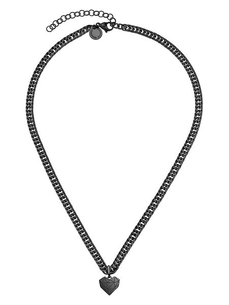 Liebeskind Naszyjnik z zawieszką - dł. 45 cm rozmiar: onesize. Czarne naszyjniki Liebeskind, ze stali. Za 154,07 zł.