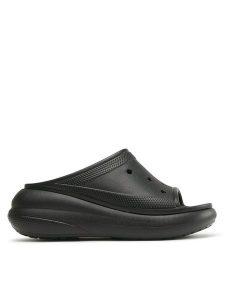 Crocs Klapki Crocs Crush Slide 208731 Czarny. Czarne klapki Crocs, bez wzorów, z tworzywa sztucznego, bez obcasa. Za 159,99 zł.