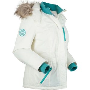 Kurtka outdoorowa na miękkiej podszewce, watowana bonprix biel wełny. Białe kurtki bonprix, z wełny. Za 269,99 zł.