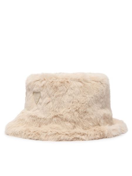 Guess Bucket W6BZ12 W4359 Beżowy jasny. Brązowe rękawiczki Guess, z aplikacjami, z poliesteru. Za 264,99 zł.