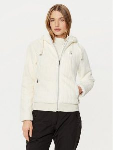 Aulp Futro Valse Biały Regular Fit. Białe płaszcze Aulp, l, bez wzorów, z futra, bez kaptura. Za 479,99 zł.