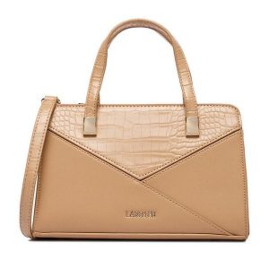 Torebka Lasocki. Brązowe torebki klasyczne Lasocki, bez wzorów, bez dodatków. Za 169,99 zł.