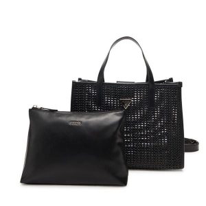 Torebka Guess. Czarne torebki klasyczne Guess, z aplikacjami, bez dodatków. Za 579,99 zł.