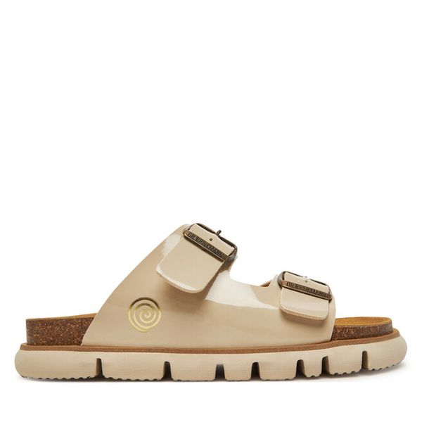 Klapki Dr. Brinkmann. Brązowe klapki Dr. Brinkmann, bez wzorów, bez obcasa. Za 429,99 zł.