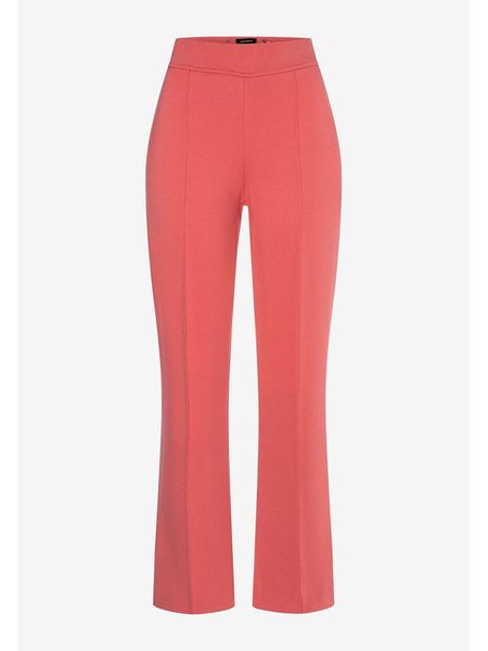 More & More Spodnie w kolorze koralowym rozmiar: 34. Czerwone spodnie z wysokim stanem More & More, bez wzorów, z materiału, z podwyższonym stanem. Za 91,56 zł.