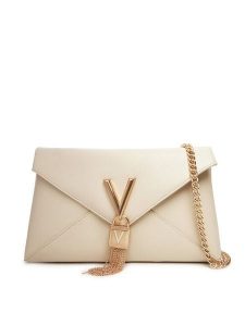 Valentino Torebka Stella VBS9AK17 Écru. Torebki wieczorowe Valentino, bez wzorów, ze skóry, bez dodatków. Za 389,99 zł.