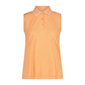 Koszulka damska turystyczna CMP 31T5076. Brązowe bluzki CMP, xl, bez wzorów, sportowe, bez kołnierzyka, bez ramiączek. Za 176,50 zł.