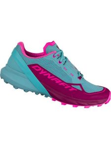 DYNAFIT Buty "ULTRA 50" w kolorze fioletowo-turkusowym do biegania rozmiar: 38. Różowe buty sportowe Dynafit, bez wzorów, z gore-texu, bez zapięcia, do biegania, gore-tex. Za 346,99 zł.