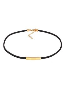 Elli Damski naszyjnik choker tekstylny czarny Black Trend srebro 925 Sterling Silver Naszyjniki 1 ct. Czarne naszyjniki Elli, srebrne. Za 293,99 zł.