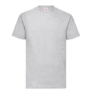 Koszulka Unisex Dla Dorosłych Valueweight Heather. Szare bluzki FRUIT OF THE LOOM, xl, bez wzorów, sportowe, bez kołnierzyka, bez ramiączek. Za 48,99 zł.