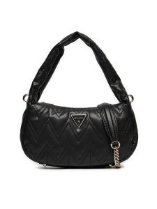 Guess Torebka HWQG95 05180 Czarny. Czarne torebki klasyczne Guess, z aplikacjami, ze skóry, bez dodatków. Za 269,99 zł.