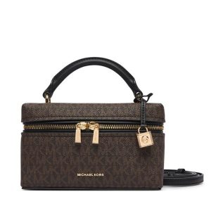 Torebka MICHAEL Michael Kors. Brązowe kuferki MICHAEL Michael Kors, bez wzorów, bez dodatków. Za 1 019,00 zł.