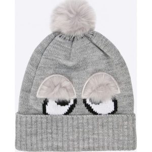 Tally Weijl - Czapka. Szare czapki marki TALLY WEIJL, z dzianiny. W wyprzedaży za 24,90 zł.