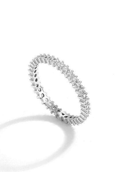 Miu Silver Srebrny pierścionek z cyrkoniami rozmiar: 60. Szare pierścionki Miu Silver, z cyrkonią, srebrne. Za 97,05 zł.