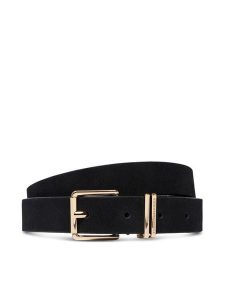 Tommy Hilfiger Pasek Th Square 2.5 Nb AW0AW19143 Czarny. Czarne paski TOMMY HILFIGER, bez wzorów, ze skóry. Za 229,99 zł.