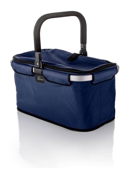 Falko Kosz "Falko" w kolorze granatowym na zakupy - 48 x 27 x 28 cm rozmiar: onesize. Niebieskie shopper bag Falko, bez wzorów, z materiału, bez dodatków. Za 98,64 zł.