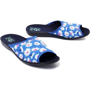ADANEX SAK1 SARA 27153 NI/CZ niebieski, kapcie damskie. Niebieskie kapcie Adanex, bez wzorów. Za 35,99 zł.