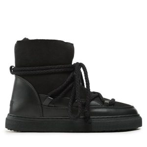 Śniegowce Inuikii. Czarne buty zimowe Inuikii, bez obcasa, bez zapięcia. Za 719,99 zł.