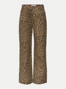 Vero Moda Jeansy Tessa 10330128 Brązowy Wide Leg. Brązowe jeansy Vero Moda, bez wzorów, z bawełny. Za 189,99 zł.