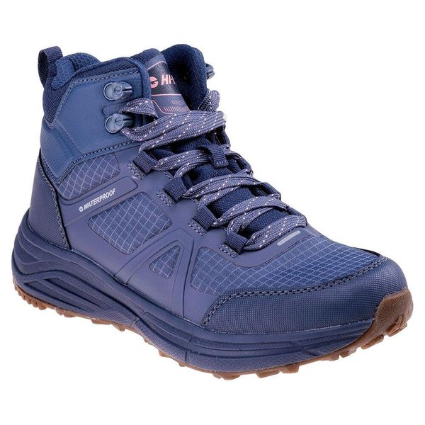 Buty Damskie Granise Mid Cut. Czerwone buty trekkingowe Hi-tec, bez zapięcia. Za 344,99 zł.