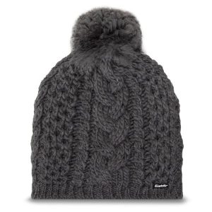 Czapka Eisbär. Szare czapki Eisbar, bez wzorów. Za 129,99 zł.