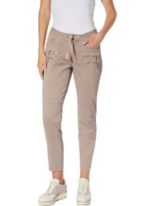 Heine Dżinsy - Slim fit - w kolorze beżowym rozmiar: 40. Brązowe jeansy Heine, bez wzorów, z podwyższonym stanem. Za 158,10 zł.