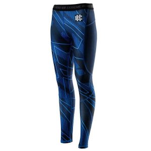 Legginsy sportowe damskie EXTREME HOBBY SHADOW. Niebieskie legginsy EXTREME HOBBY, bez wzorów, z elastanu. Za 229,00 zł.